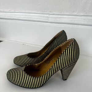 Striped Women's Heels